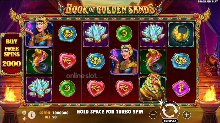 รูปแบบเกม Book of Golden Sands